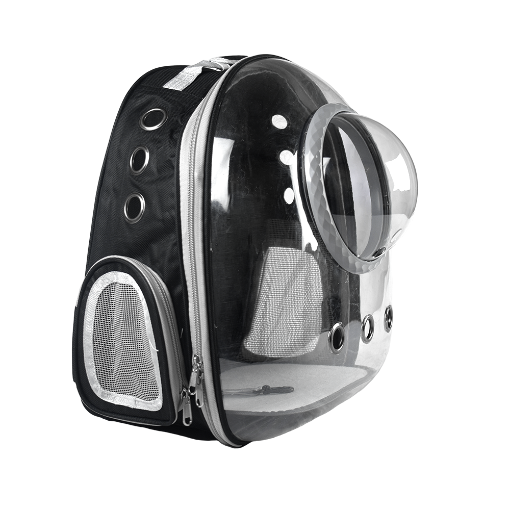 Mochila Burbuja Transportadora Negra para Mascota - Fancy pets Mochila Burbuja Transportadora Negra para Mascota - Fancy pets